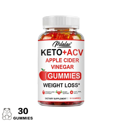 Keto Apple Cider Vinegar Gummies -  Helps with Weight Loss, Whitens