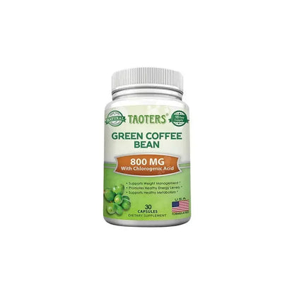 Green Coffee Bean Weight Loss Supplement, 1200 mg - Boosts
