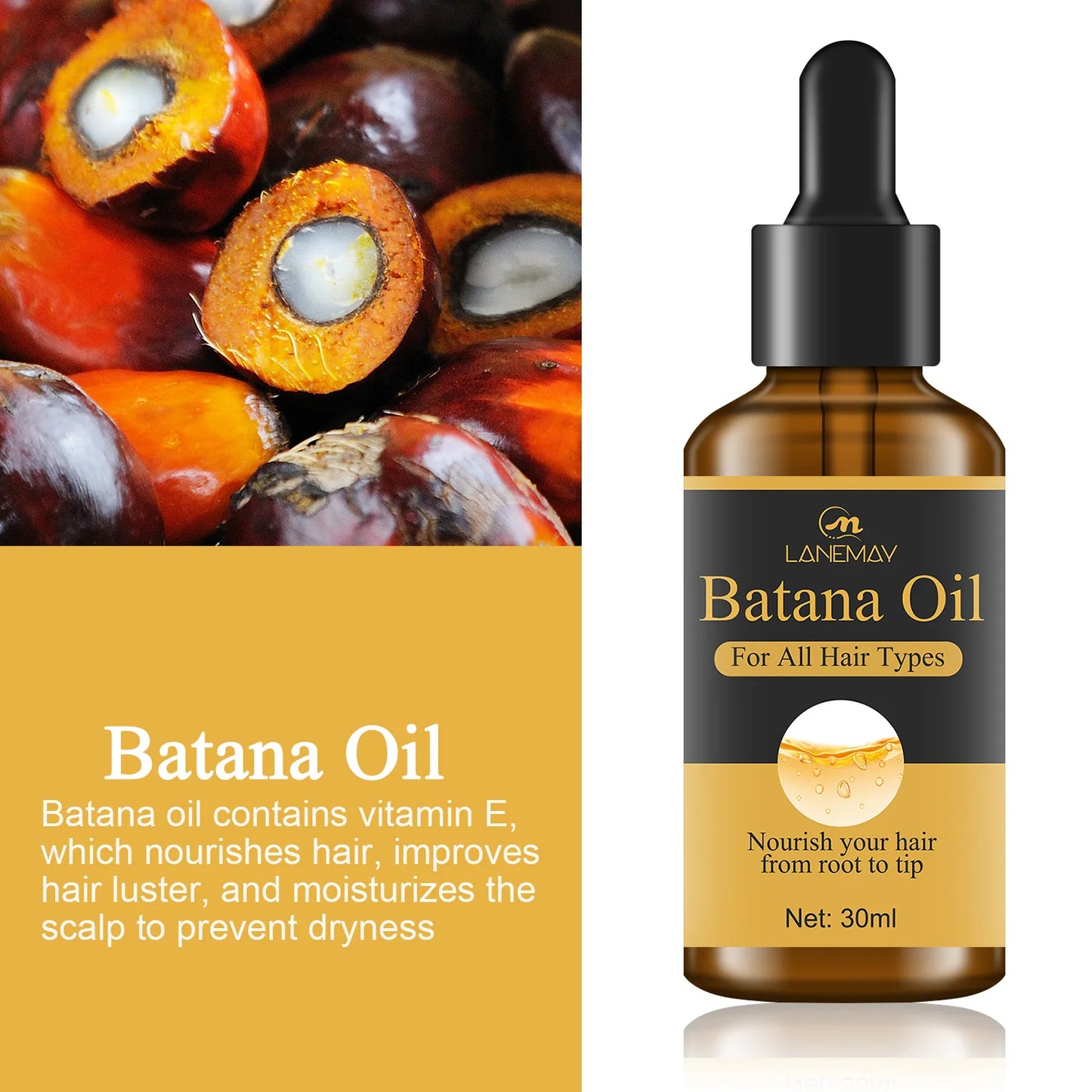 7 Days Fast Batana Oil Hair Growth Serum Anti-loss Hair Regrowth