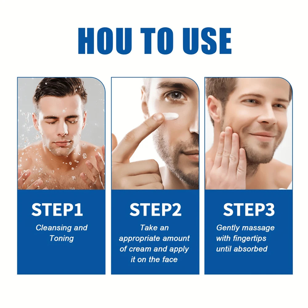SUYARUN Retinol & Collagen Face Cream for Men - Anti-Aging