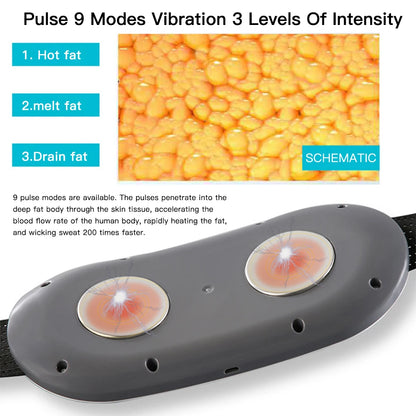 EMS Abdominal Slim Massager Electric Waist Trainer Fat Cellulite