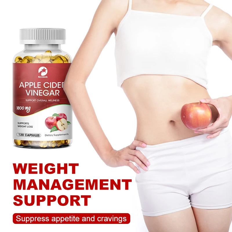 Kexinsh Apple Cider Vinegar Capsules Slimming Products Balancing