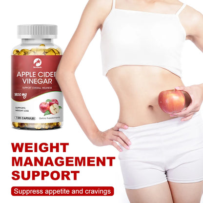 Kexinsh Apple Cider Vinegar Capsules Slimming Products Balancing