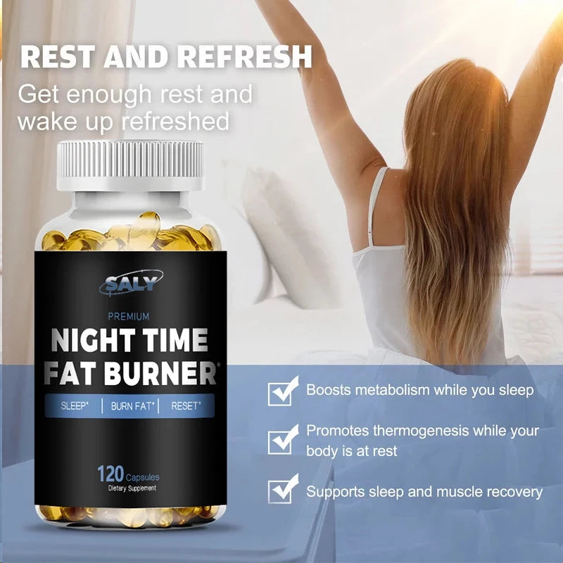 Nighttime Fat Burning Supplement - Promotes Sleep Quality,