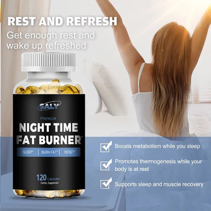 Nighttime Fat Burning Supplement - Promotes Sleep Quality,