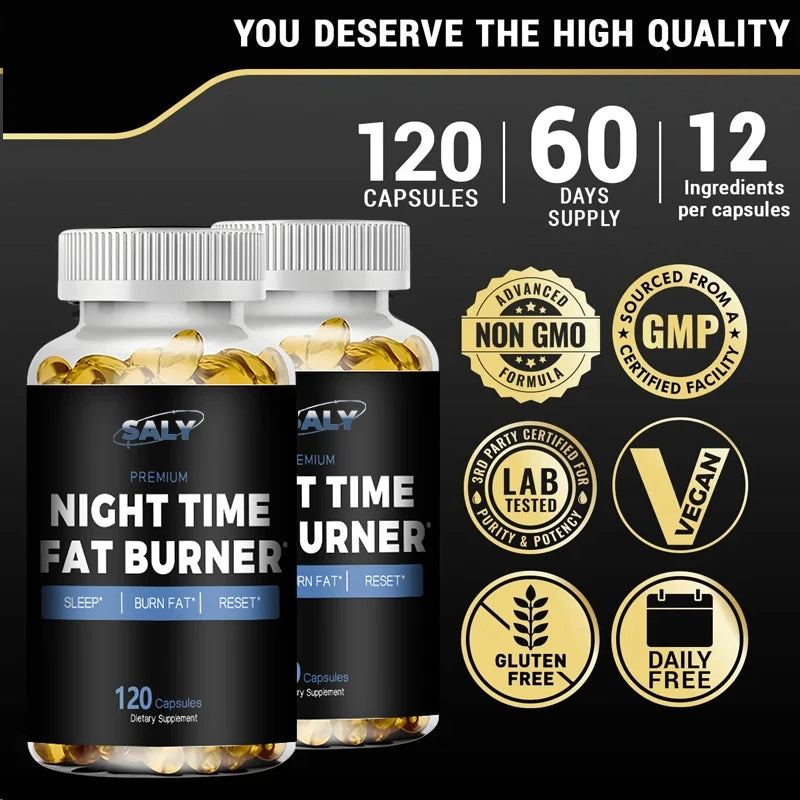 Nighttime Fat Burning Supplement - Promotes Sleep Quality,