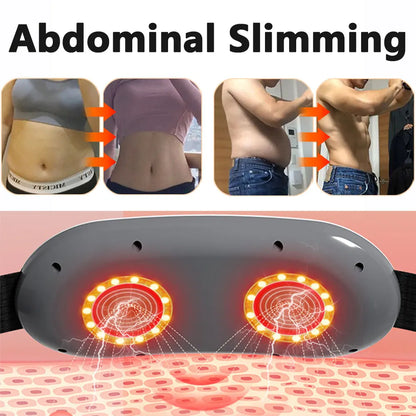EMS Abdominal Slim Massager Electric Waist Trainer Fat Cellulite