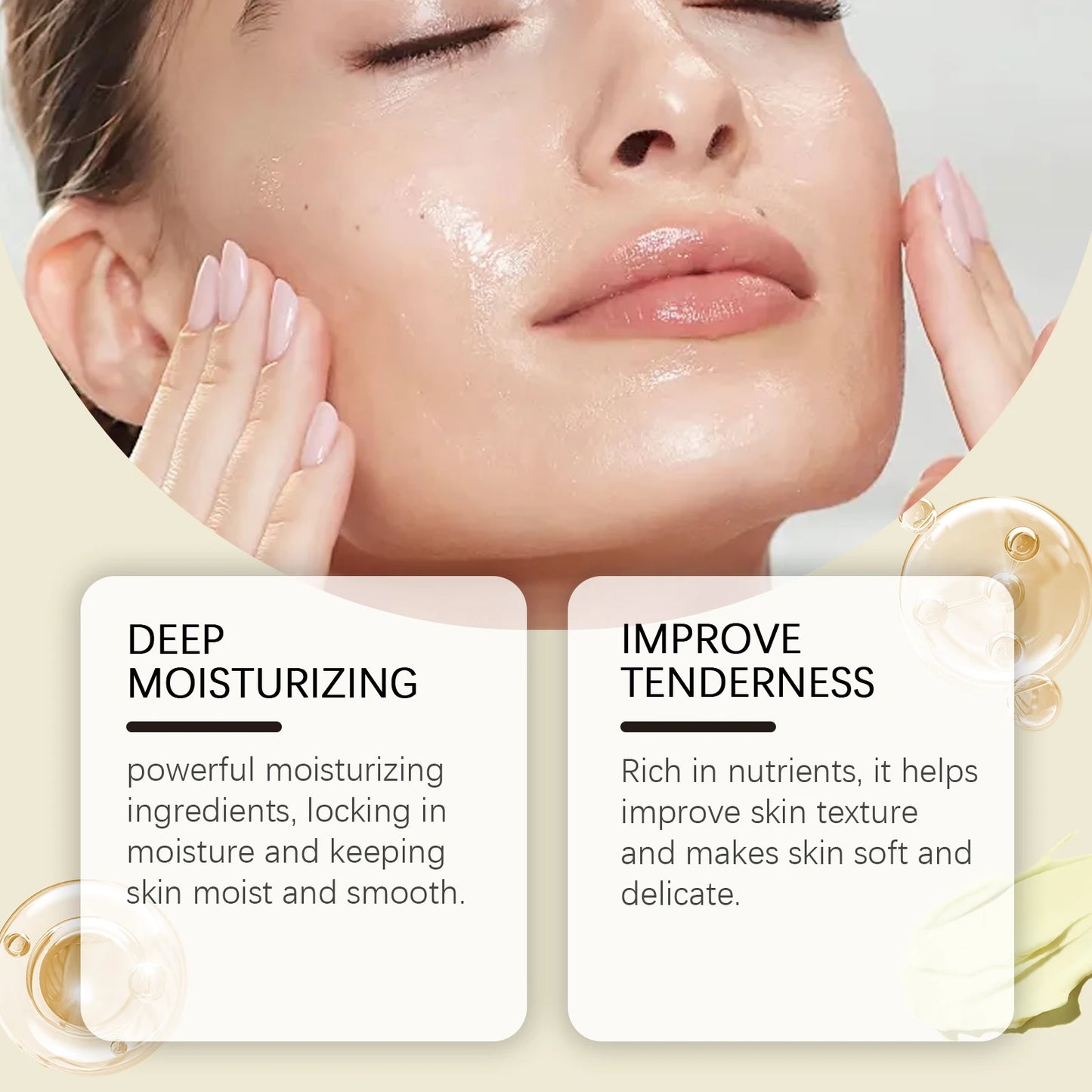 Woodsleep Cow Cream Facial Moisturizing Honey Balm Wrinkles