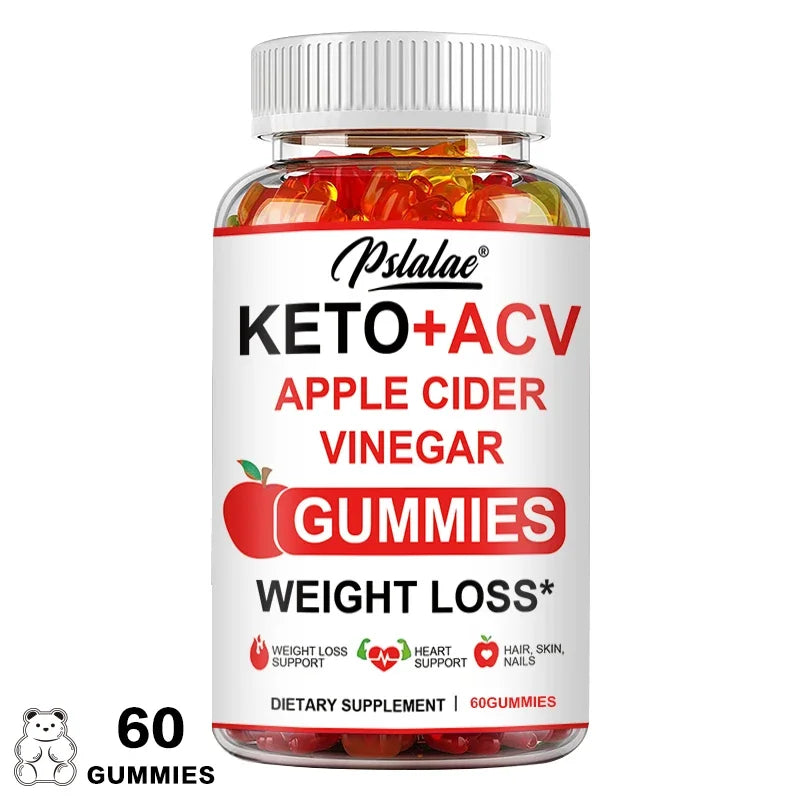 Keto Apple Cider Vinegar Gummies -  Helps with Weight Loss, Whitens