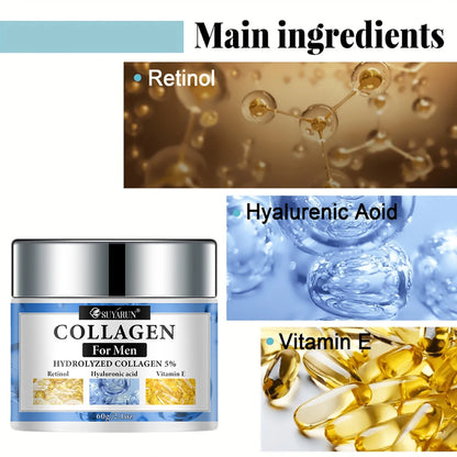 SUYARUN Retinol & Collagen Face Cream for Men - Anti-Aging