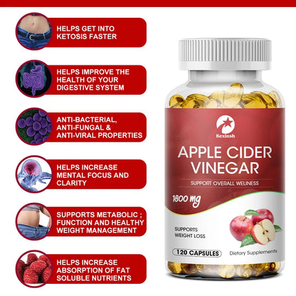 Kexinsh Apple Cider Vinegar Capsules Slimming Products Balancing