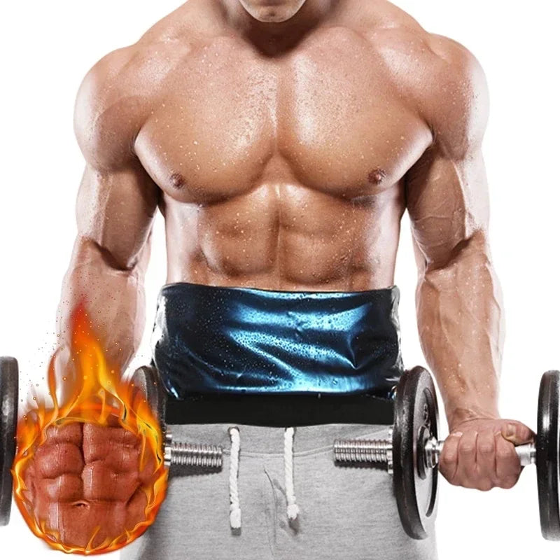 Men Sweat Sauna T-shirt Waist Trainer Suit Body Shapers