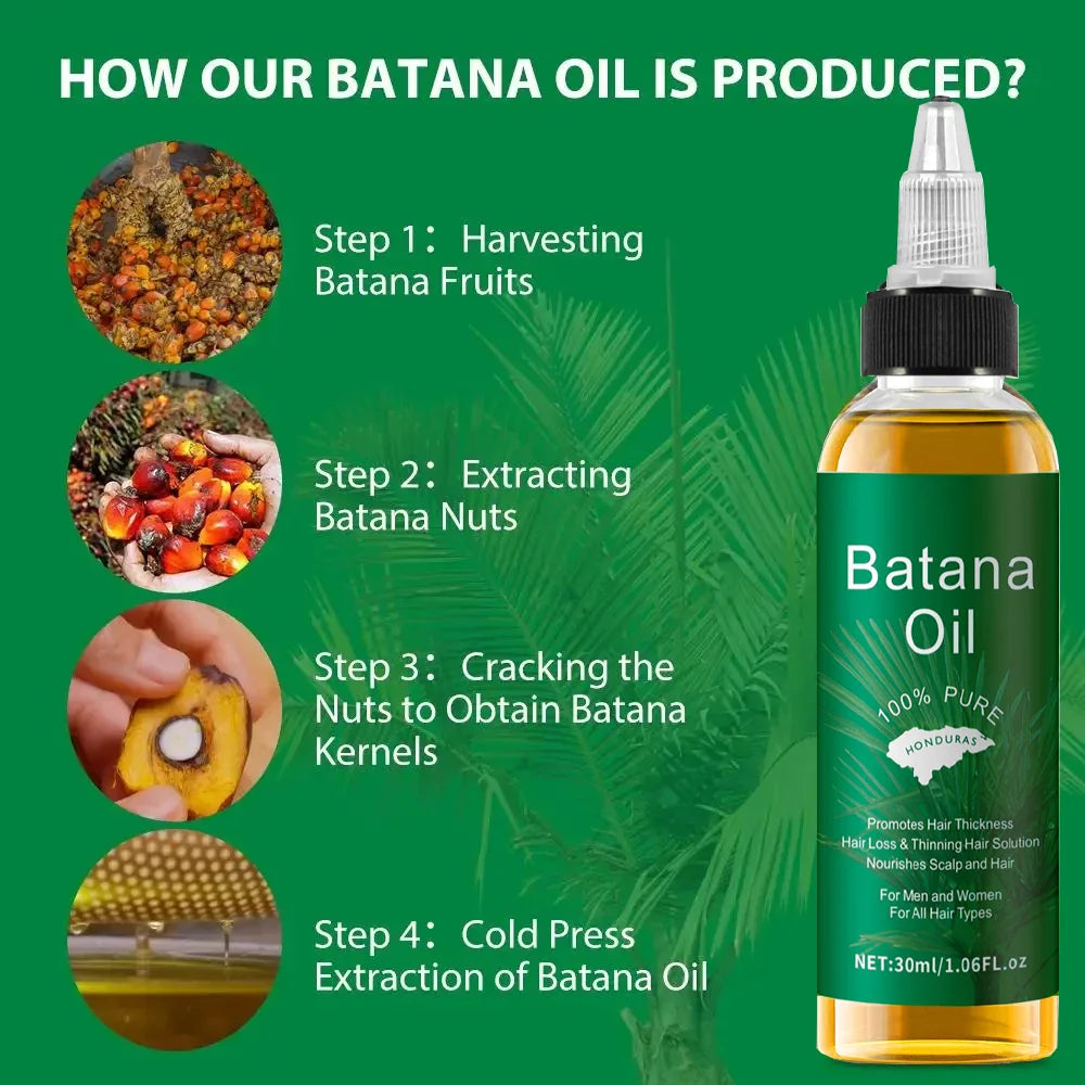 Batana Hair Care Essential Oil Repair Hair Root Moisturize Nourishing