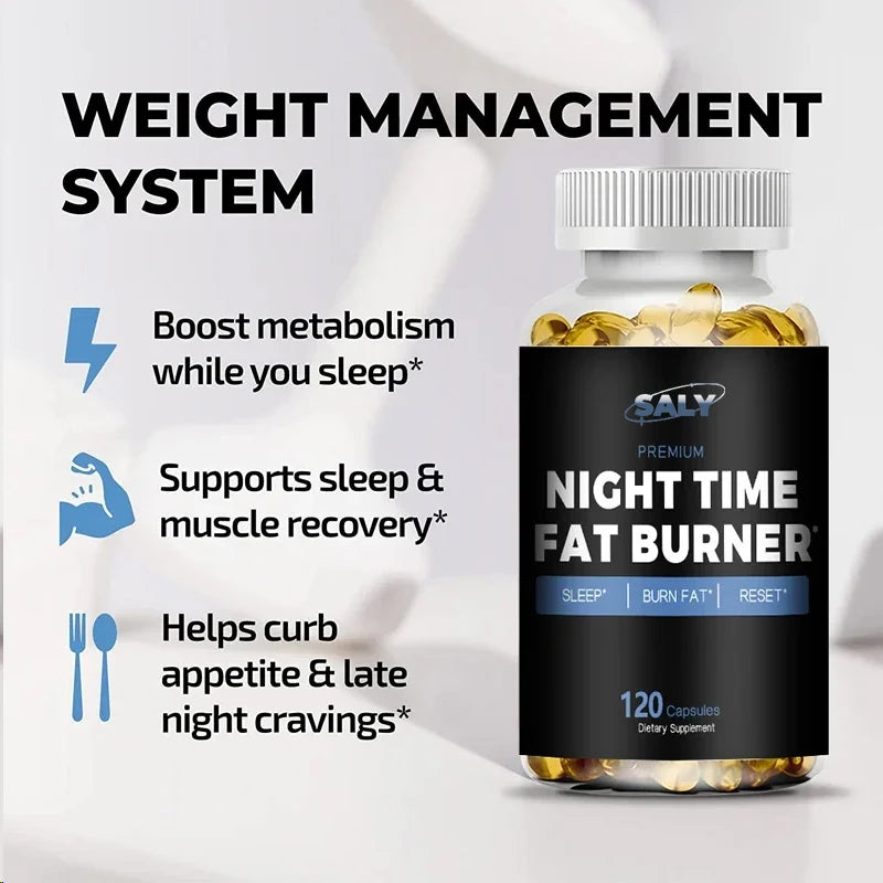 Nighttime Fat Burning Supplement - Promotes Sleep Quality,