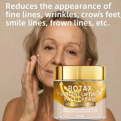 Botax Instant Lifting Face Cream Collagen Retinol Formula Firms