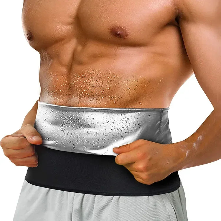 Men Sweat Sauna T-shirt Waist Trainer Suit Body Shapers