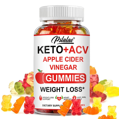 Keto Apple Cider Vinegar Gummies -  Helps with Weight Loss, Whitens