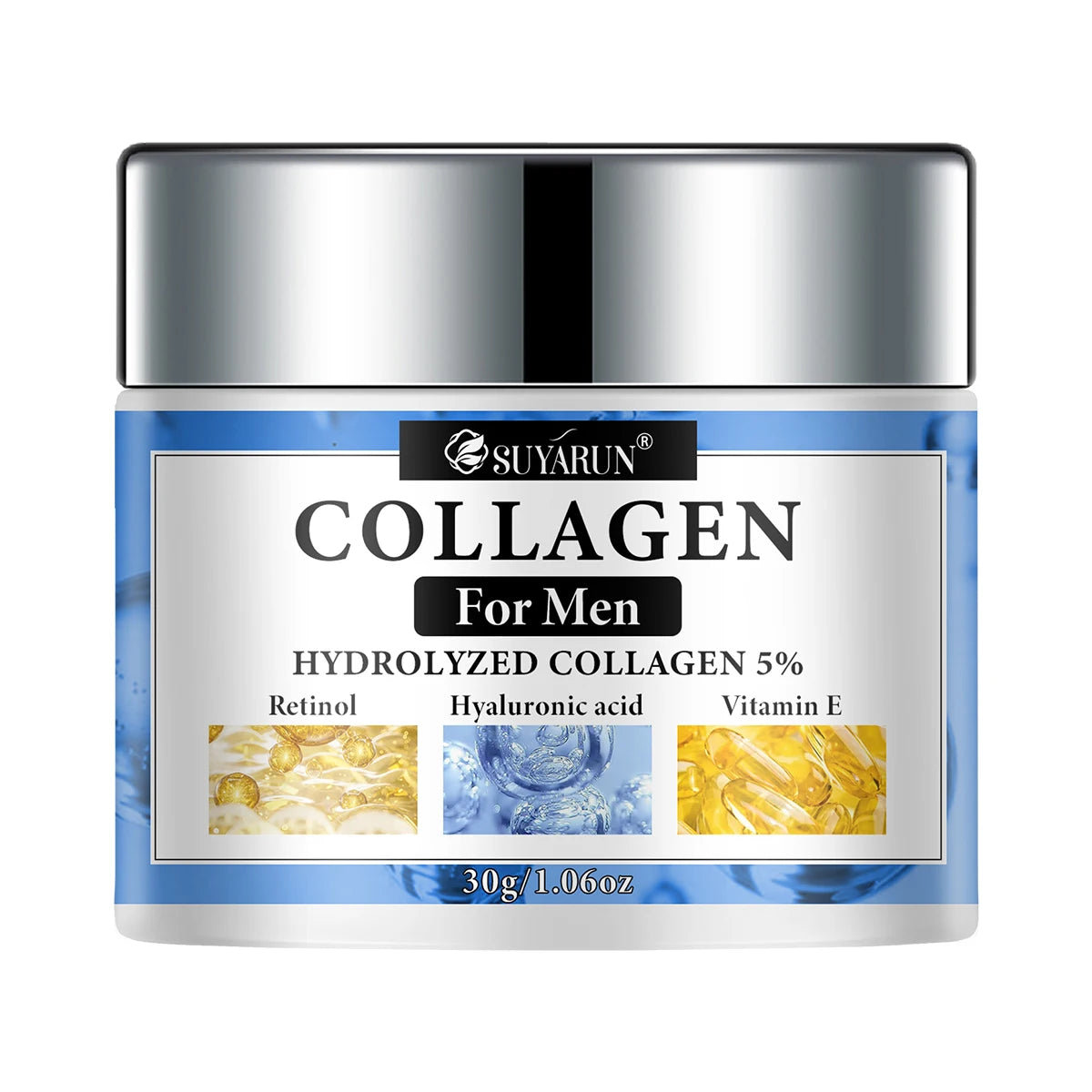 SUYARUN Retinol & Collagen Face Cream for Men - Anti-Aging