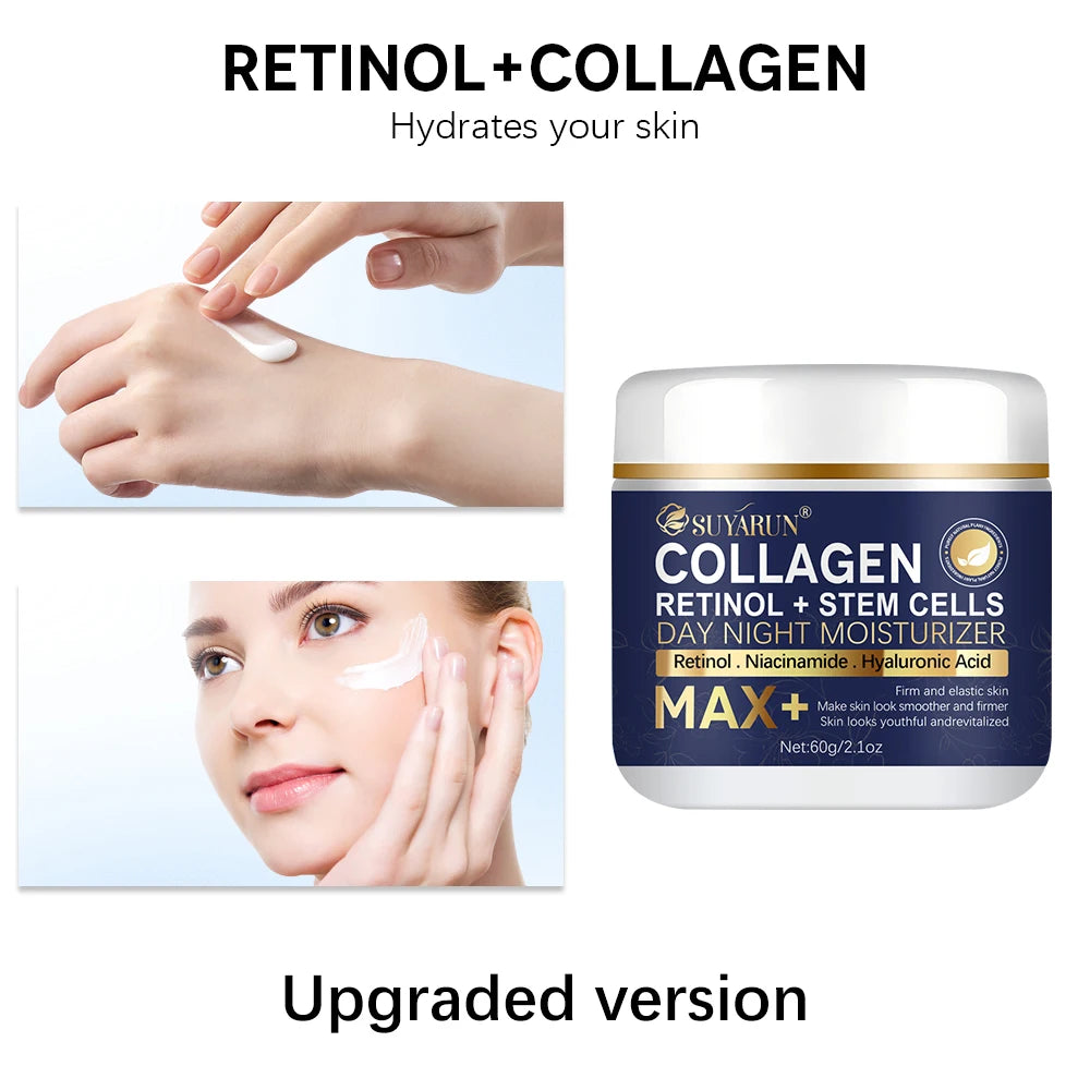 Anti-Aging Retinol Collagen Stem Cell Face Cream - Firming Hydrating