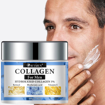 SUYARUN Retinol & Collagen Face Cream for Men - Anti-Aging