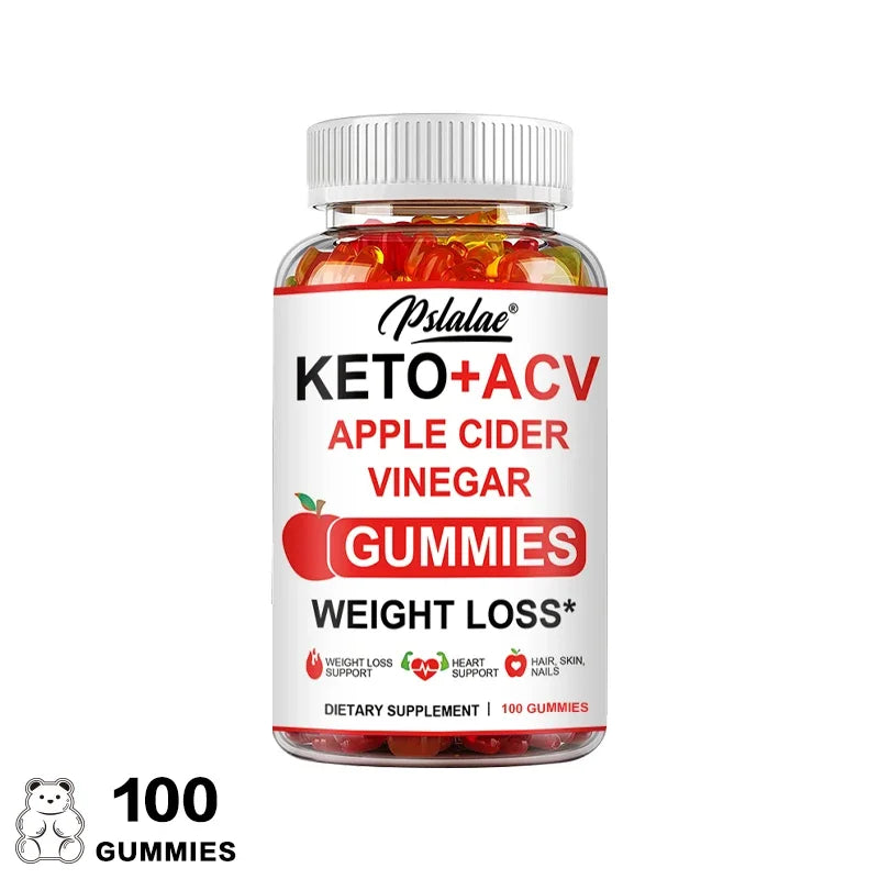 Keto Apple Cider Vinegar Gummies -  Helps with Weight Loss, Whitens
