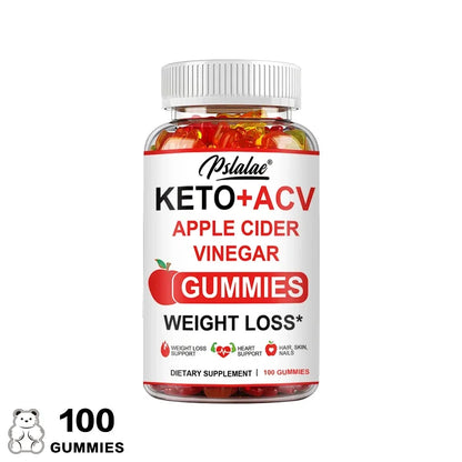 Keto Apple Cider Vinegar Gummies -  Helps with Weight Loss, Whitens