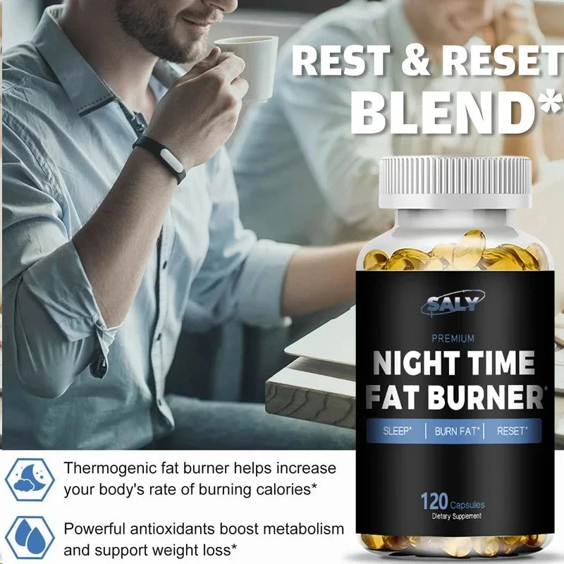 Nighttime Fat Burning Supplement - Promotes Sleep Quality,